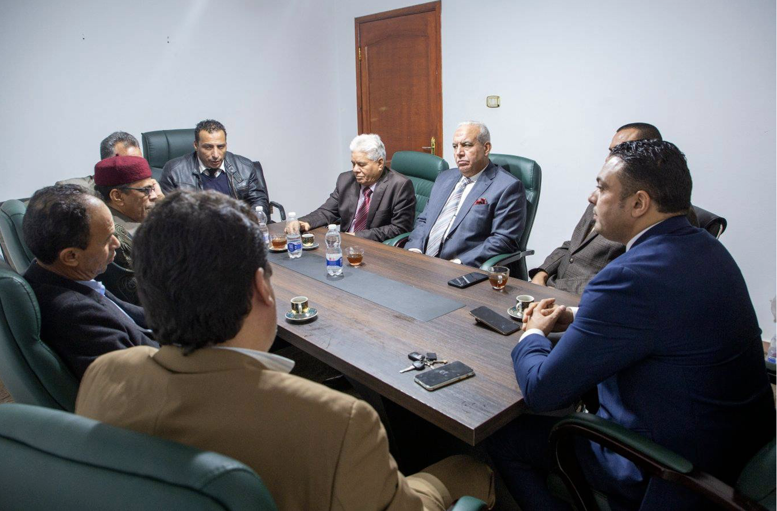 لقاء مع المجلس الأعلى لشيوخ ليبيا