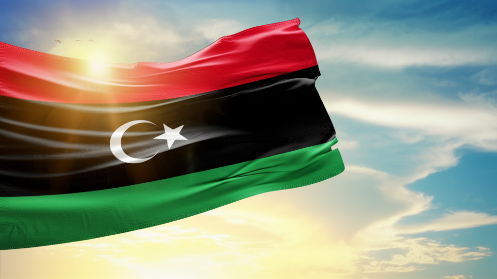 خلفية علم ليبيا