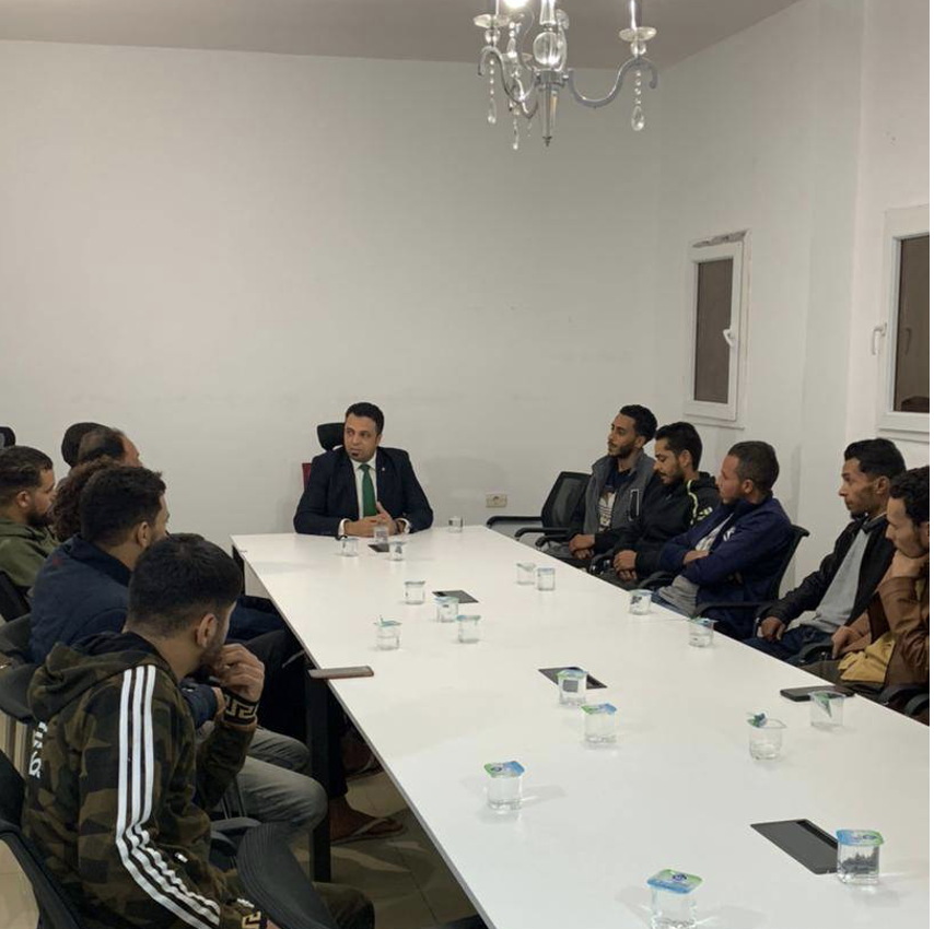 لقاء مع نشطاء المجتمع المدني من بلدية سوق الخميس إمسيحل